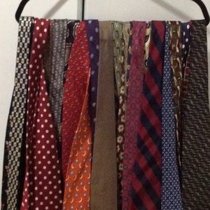 Silk Ties - Beautiful, expensive lawyer ties.